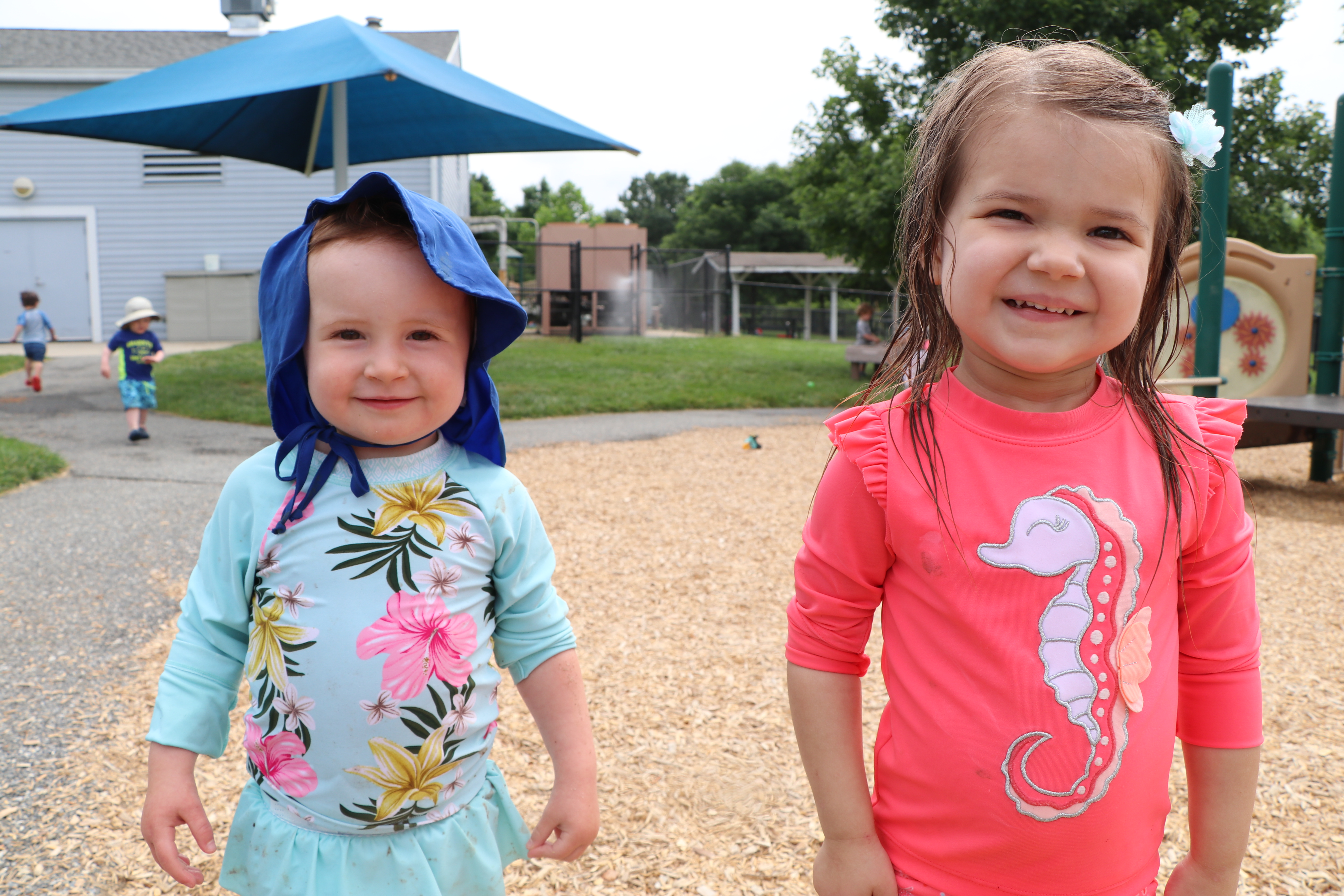 Two toddlers at the Early Learning Center