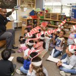 United Way's John Moore provides an energetic reading of a Dr. Seuss classic.