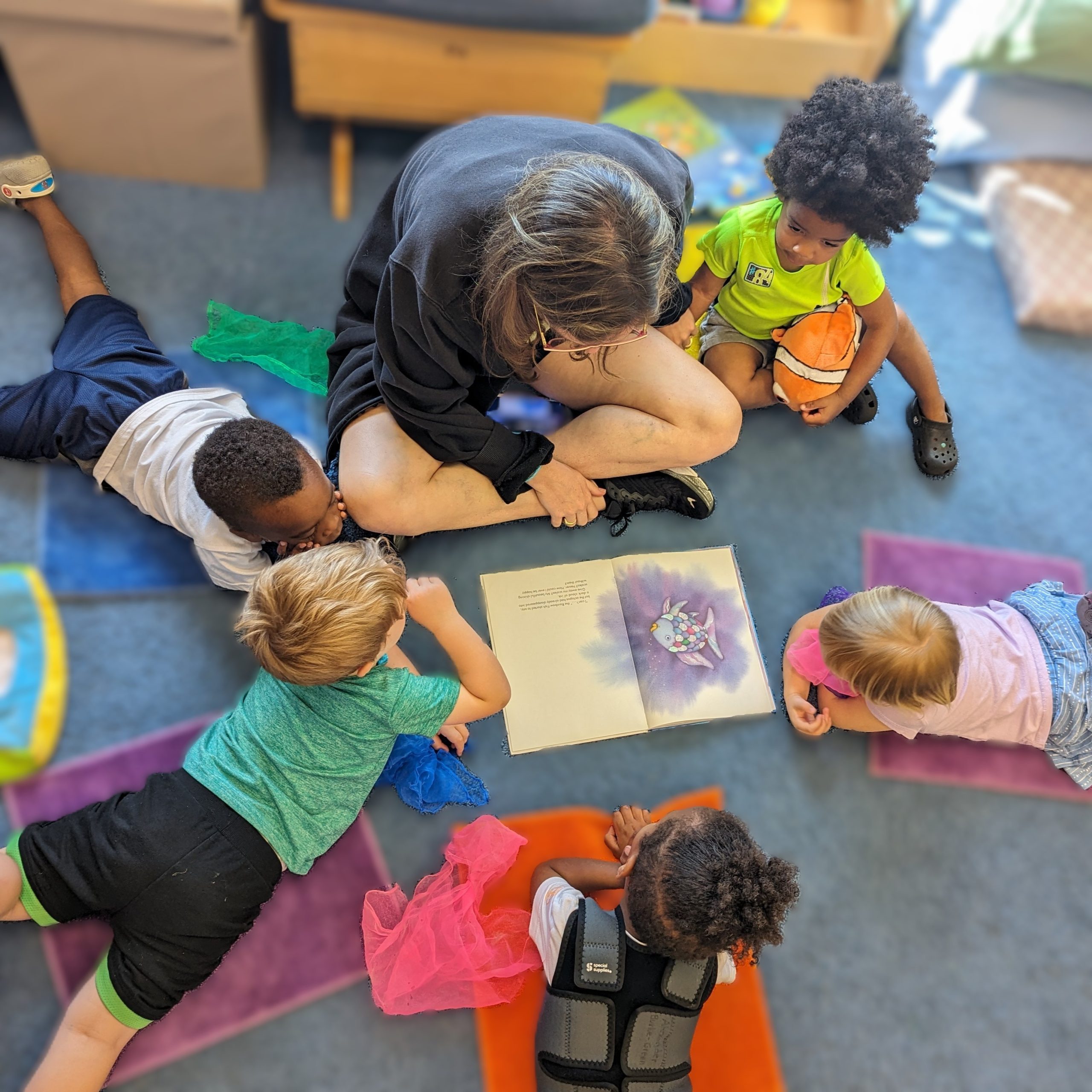 Two toddlers at the Early Learning Center